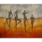 Dancing Figures Modern Painting