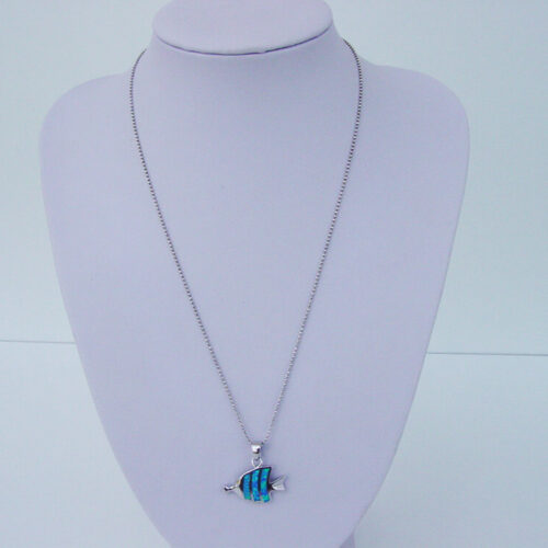 Blue Fish Necklace
