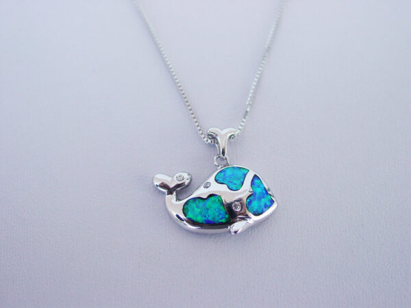 blue whale necklace