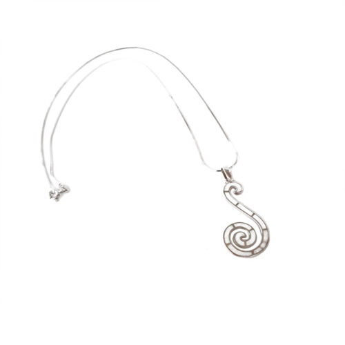 Speira Swirl Silver Necklace