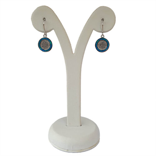 Disc of Phaistos Earrings