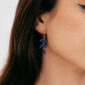 Blue Leaflet Earrings